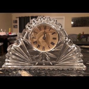 MIKASA glass crystal clock